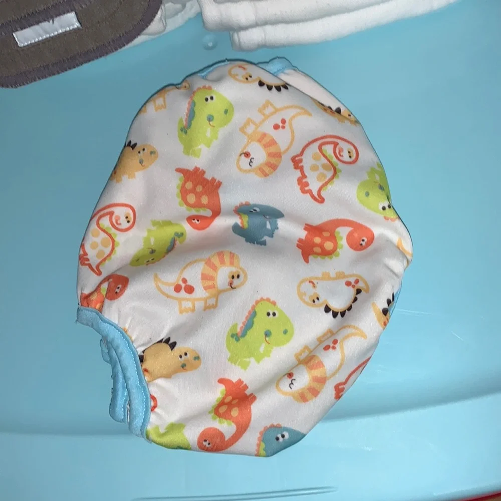 Cloth diaper covers and prefold cloth diapers. #5